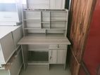 Melamine Writing Table with Cupboard 4 by 2