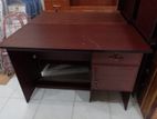 Melamine Writing Table with Cupboard