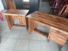 Melamine writing table with cupboard