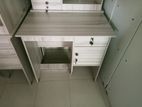 Melamine Writing Table with Cupboard