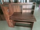 Melamine Writing Table with Cupboard