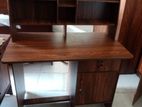 Melamine writing table with cupboard rack