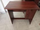 Melamine writing table with cupboard small