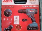 MEN 10mm Cordless Impact Drill Machine Battery Screwdriver Hammer