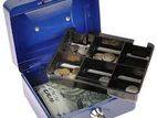 Metal Cash Box Money Bank Deposit Steel