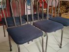 Metal Chairs with Cushion Top