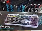 Metal Gaming Keyboard Rainbow Light