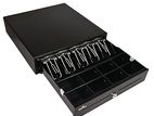 Metal POS Cash Drawer Auto Open & Key Lock