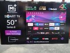 MI+ 50" 4K UHD Smart Android 14 Bluetooth LED TV Frameless Model