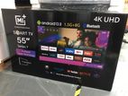 Mi+ 55" 4K Smart UHD LED Frameless HDR DOLBY TV _ Android 13.0