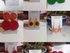 Micro Crochet Earrings