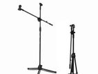 Microphone Stand For Two Microphones