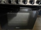 Midea 4-Burner Freestanding Gas Stove with Oven