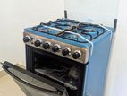 Midea 4 Burner Gas Cooker with Oven + ELBA Hood – Brand New