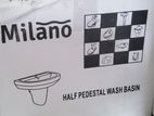 Milano Half Pedestal Washbasin