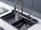 Milano Kitchen Piano Multi Function Waterfall Sink 75cm*46cm
