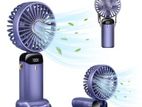 Mini Handheld USB Fan with LED Display
