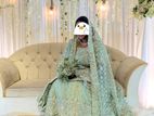 Mint Green Wedding Lehenga