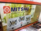 Mitshu 3 Burner Gas cooker (MGS-436)