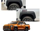 Mitsubishi L200 Triton Black Fender Flares