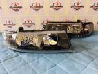 Mitsubishi Lancer CK1/2/4/8 JDM Black Headlight Pair