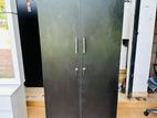 Modern 2 D Black Side Hanging Wardrobe