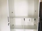 MODERN 2D WHITE 6ft HALF HANGING WARDROBE
