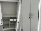 MODERN 2D WHITE HALF HANGING WARDROBES