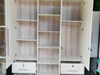 Modern 3 D 4 Drawer A/white Premium Wardrobe