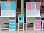 Modern 3 Drawer Kids Desk and Chair