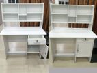 Modern 3.5x2 White Melamine Study Table