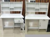 Modern 3.5x2 White Melamine Study Table