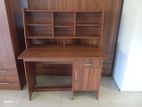 MODERN 3.5x2FT DARK HI-RACK STUDY TABLE