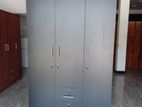 Modern 3D Black Melamine Classic Camiliya Wardrobe