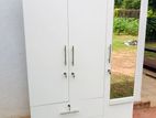 Modern 3D L/2Drawer Wardrobe with Side Mirror