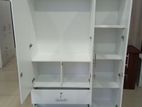 Modern 3D L 2Drawer White wardrobe