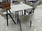 Modern 4 Chair With Table Set