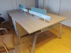Modern 4 wokstation table