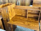 MODERN 4*2FT ATTACHED CUPBOARD LARGE STUDY TABLE