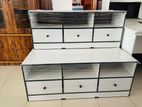Modern 48” Black and White Tv Stands