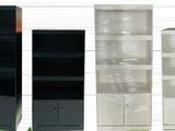 Modern 4ft & 5ft BLK/White Book Cupboards