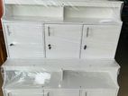 Modern 4ft White R/made Melamine Pantry Cupboards