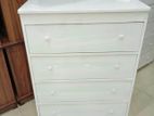 Modern 4pcs White Chest of Drawer Set