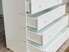 Modern 4pcs White Classic Drawer Set