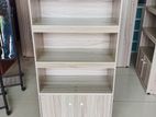 Modern 4x2 American White Book Cupboard