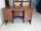 Modern 4x2 Double Drawer Office Table