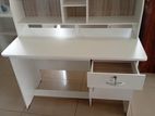Modern 4x2 White Hi-Rack Study Table