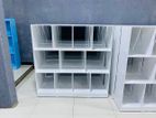 Modern 4x4 White Design Racks