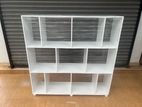 MODERN 4x4FT WHITE DESIGN RACKS