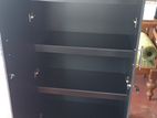 Modern 5.5 Ft Blk Smart Cupboards